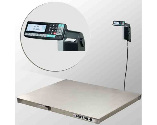 Платформенные весы с печатью этикеток 4D-PM.S-15/12-RP